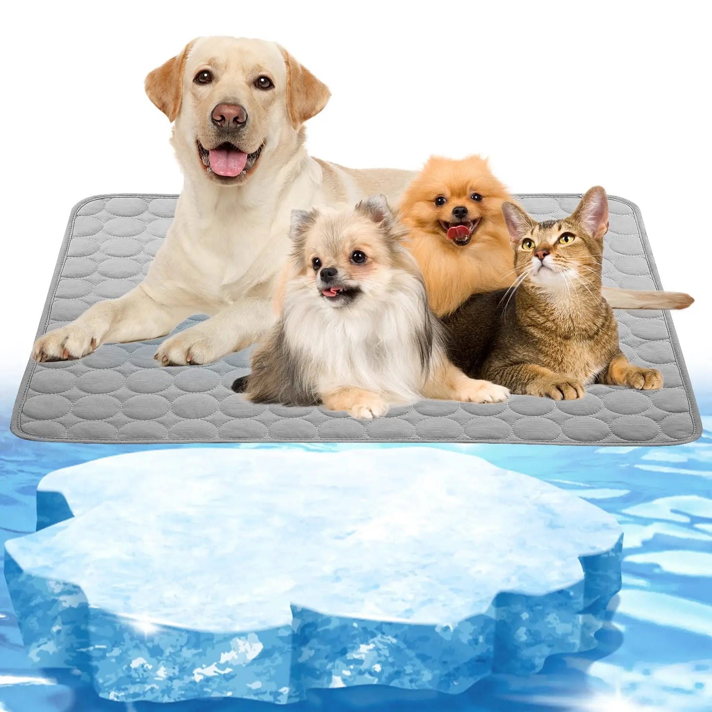 Pet Cooling Mat for Dogs and Cats Moisture Proof Breathable Durable Cooling Bed Summer Comfort Pad Small Large Pets Use