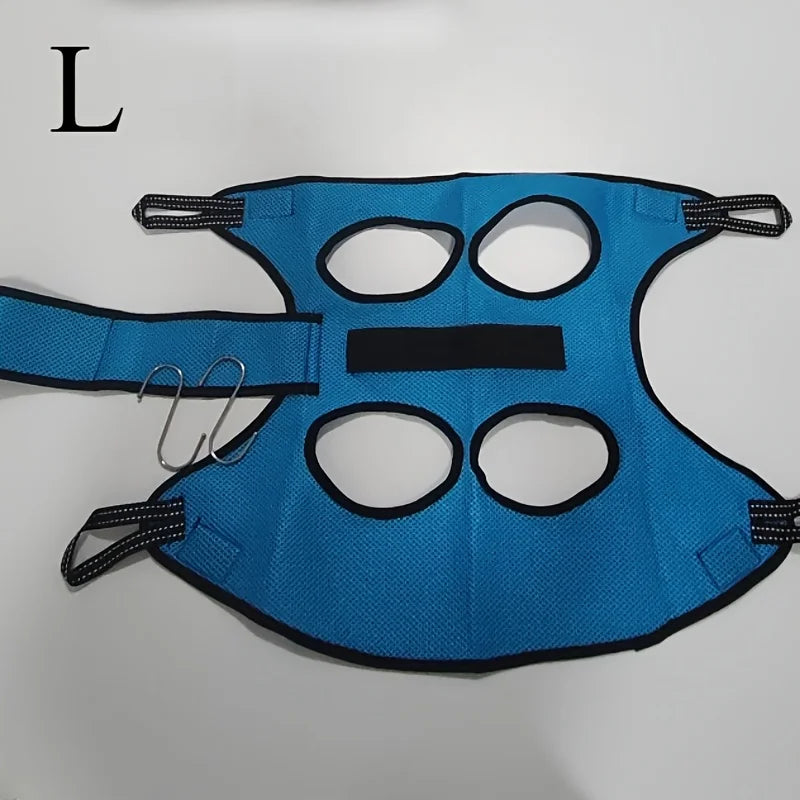 Pet Grooming Hammock with Comfort Grip - Anti Scratch & Bite Restraint Sling for Dogs & Cats, Small to Medium Pets