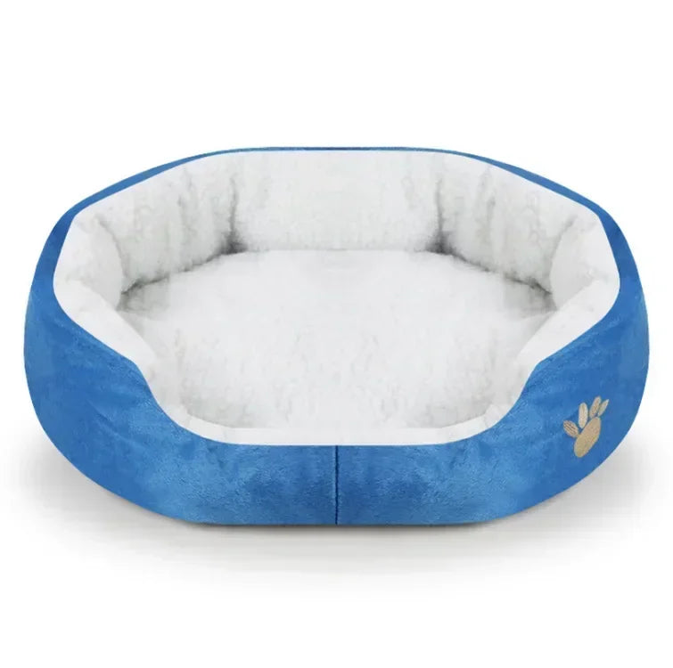 Dog Beds for Large Dogs Cashmere Warming Pet Dog Bed Sofa Lounger Cat Nest Baskets Plush Kennel Bed Comfortable Pet Supplies