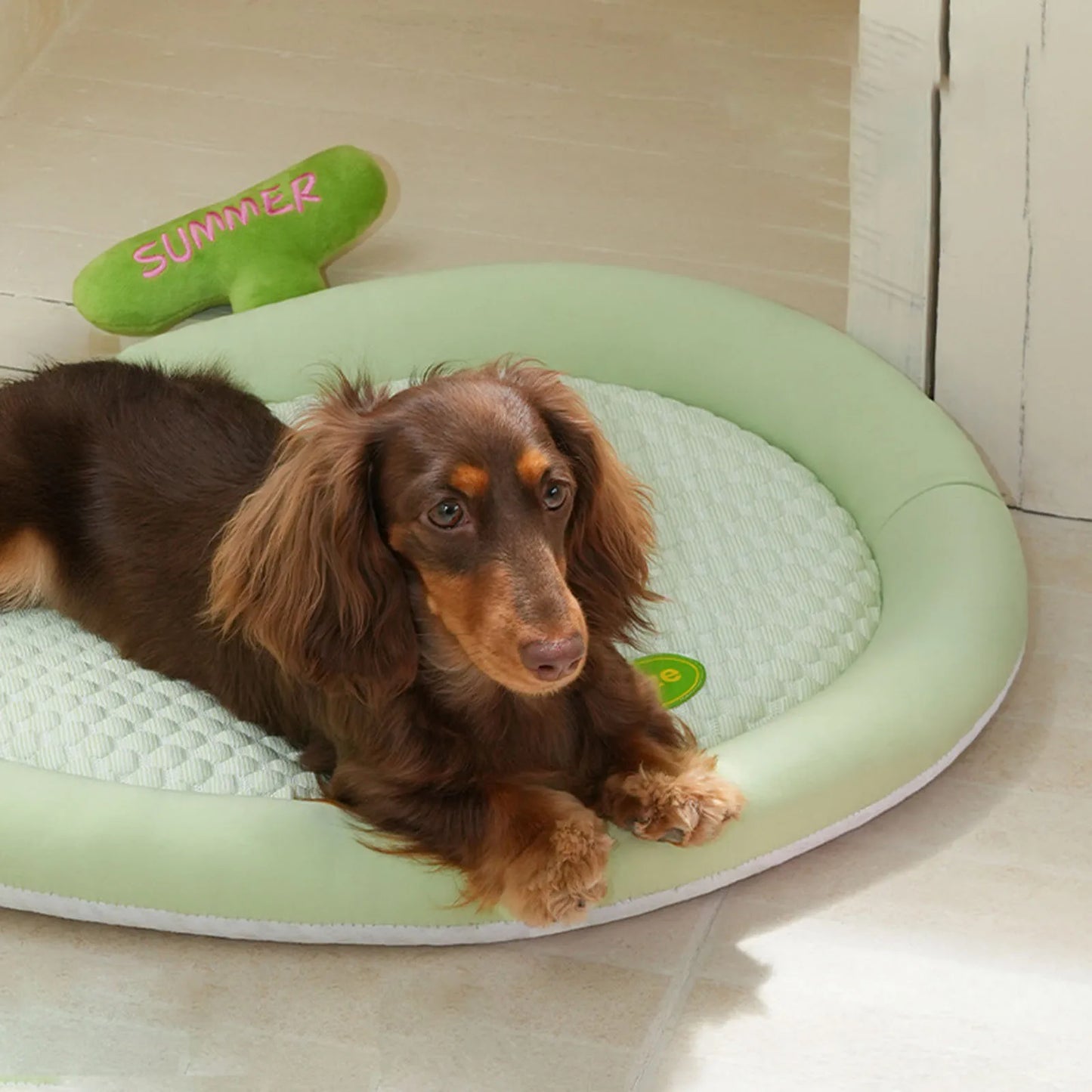 Pet Cooling Mat Anti Slip Comfortable Kitten Puppy Kennel Cushion Dog Sleeping Pad for Small and Medium Dogs Cats Pet Supplies