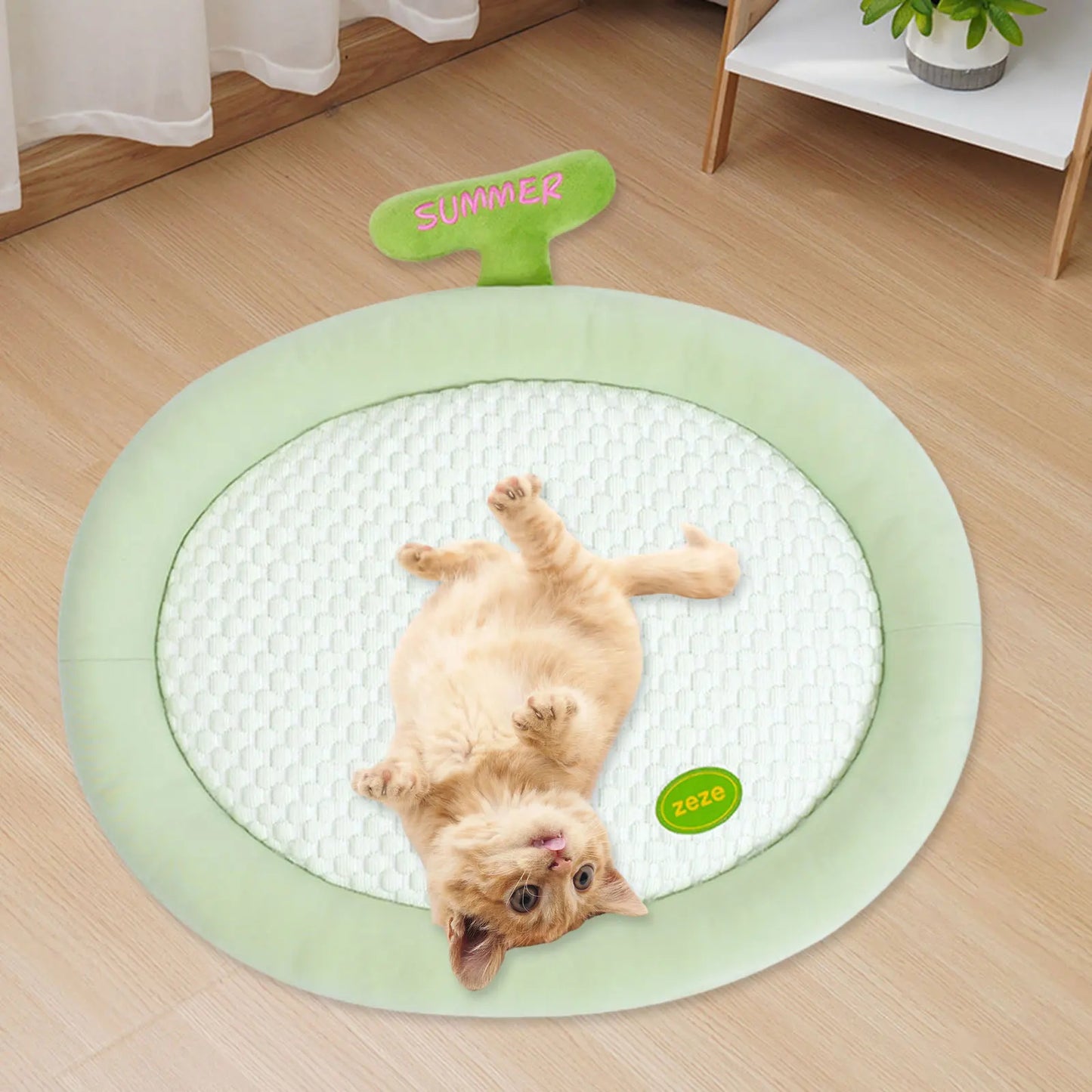 Pet Cooling Mat Anti Slip Comfortable Kitten Puppy Kennel Cushion Dog Sleeping Pad for Small and Medium Dogs Cats Pet Supplies