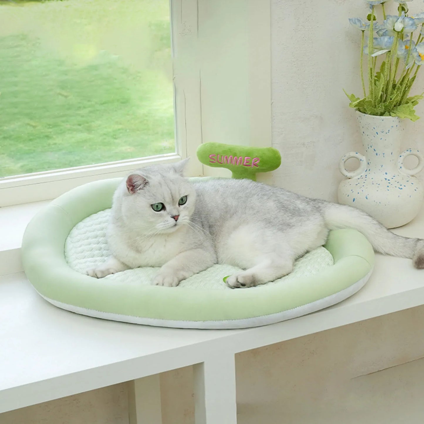 Pet Cooling Mat Anti Slip Comfortable Kitten Puppy Kennel Cushion Dog Sleeping Pad for Small and Medium Dogs Cats Pet Supplies