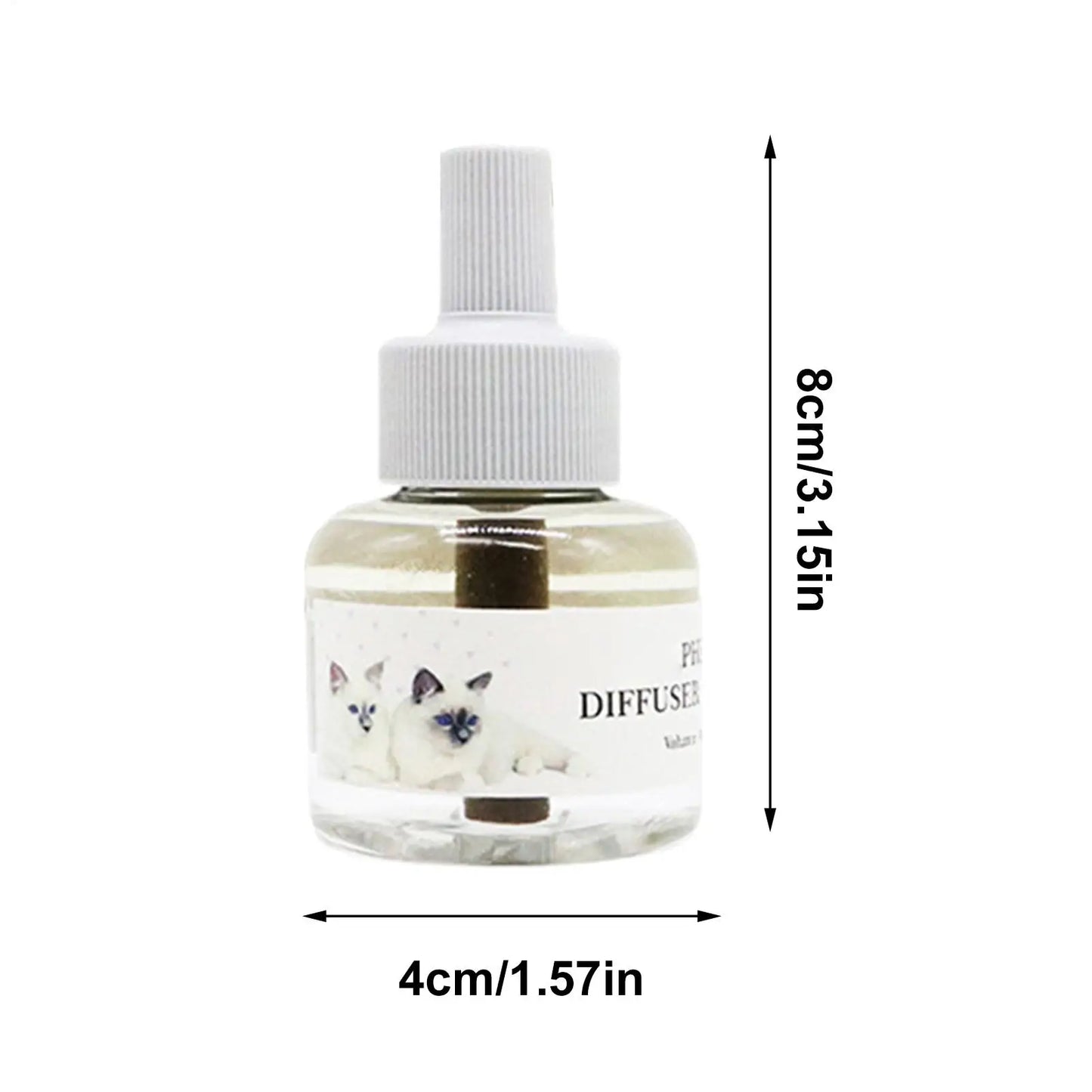 Long-Lasting Cat Pheromone Diffuser Pheromone Diffuser to Calm Pets Quiet Comfort Supplies Stress Plug for Travel Kitten