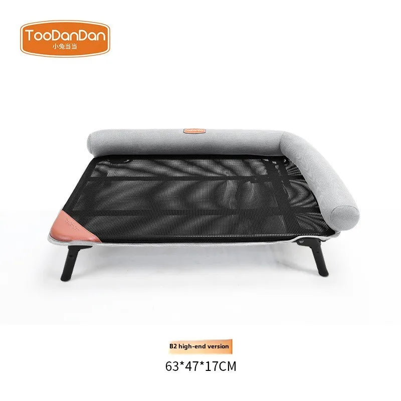 Pet Tent Folding Bed House with Cushion Outdoor Indoor Folding Moisture-proof Cats and Dogs Nest Portable Removable Cat Bed