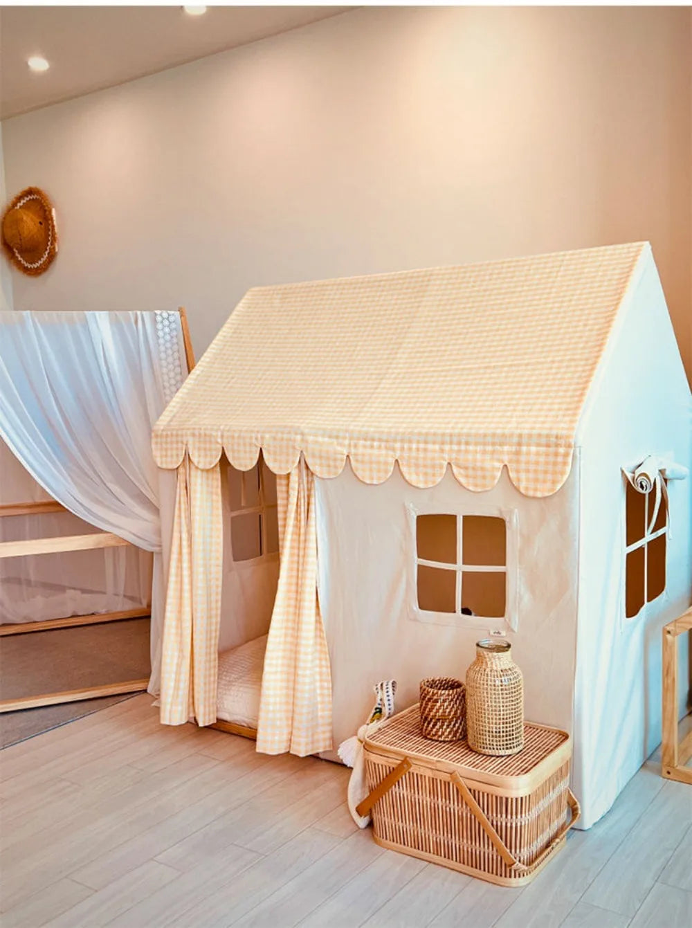 Pet Tent Bed Portable Indoor Thickened Cat Sleep House for Kitten Puppy Playpen Cage Kennels Breathable Pet Products Supplies