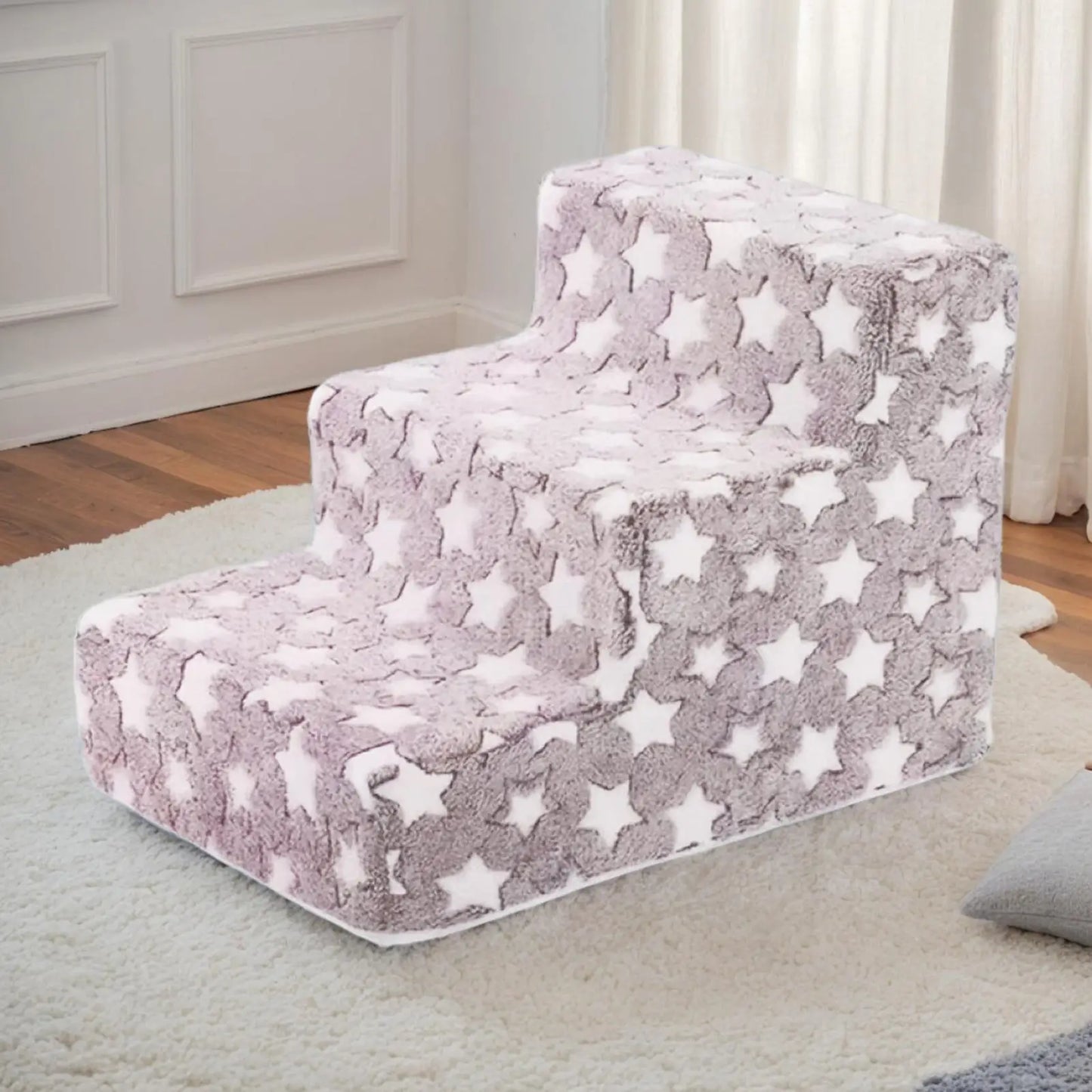 Pet Stairs Dog Stairs Removable Washable Dog Climbing Ladder Sofa Bed Climbing Ladder For Cats Dogs Pets Furniture Pet Dogs Ramp