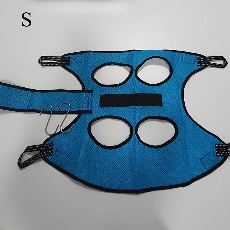 Pet Grooming Hammock with Comfort Grip - Anti Scratch & Bite Restraint Sling for Dogs & Cats, Small to Medium Pets