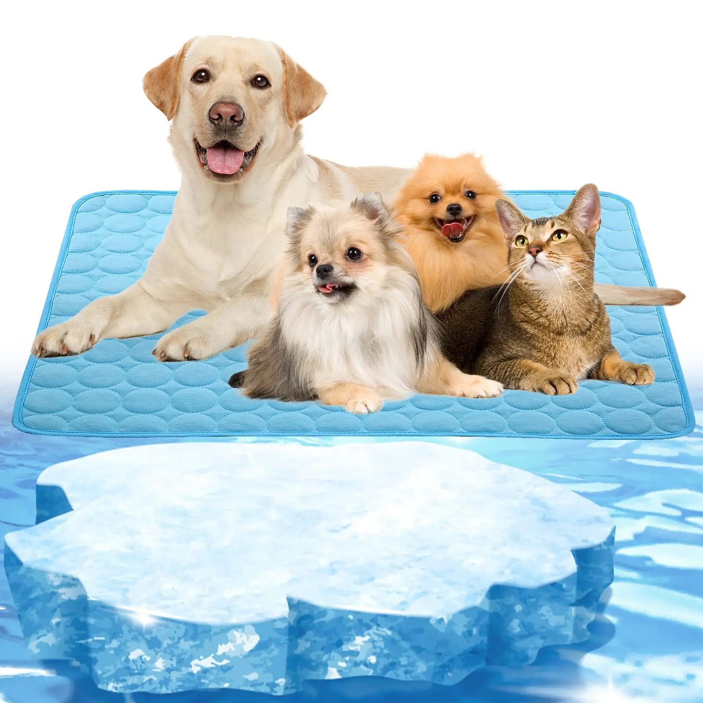 Pet Cooling Mat for Dogs and Cats Moisture Proof Breathable Durable Cooling Bed Summer Comfort Pad Small Large Pets Use