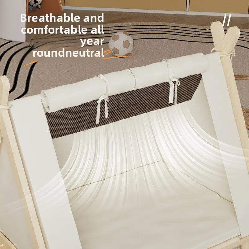 Elevated Enclosed Dog Tent Bed - Cozy Secure, All-Season for Small Dogs, Summer-Ready Portable Design Cool Summer Design