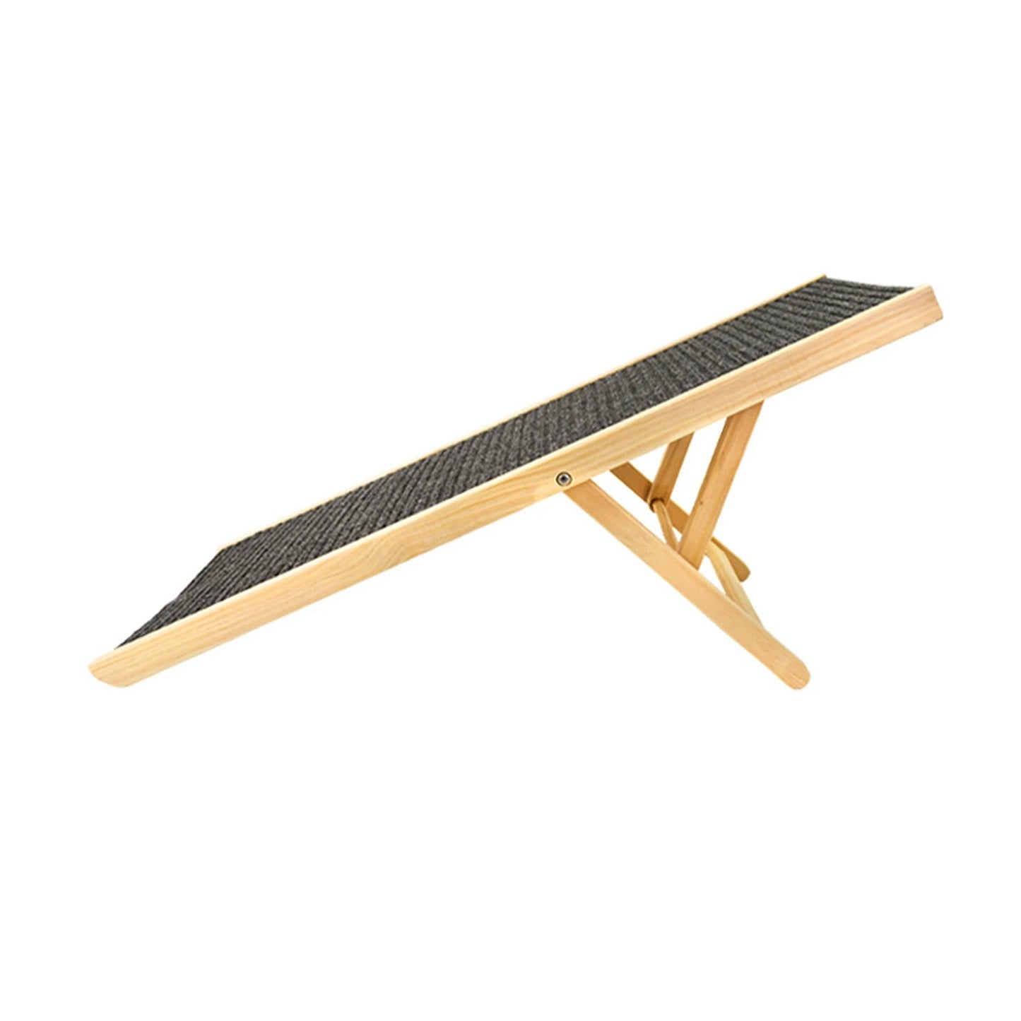 Pet Cat Ladder Wood Dog Ramp Height Adjustable Slip Resistance Foldable Pet Climbing Ladder for Sofa Bed Car Pet Climbing Ladder