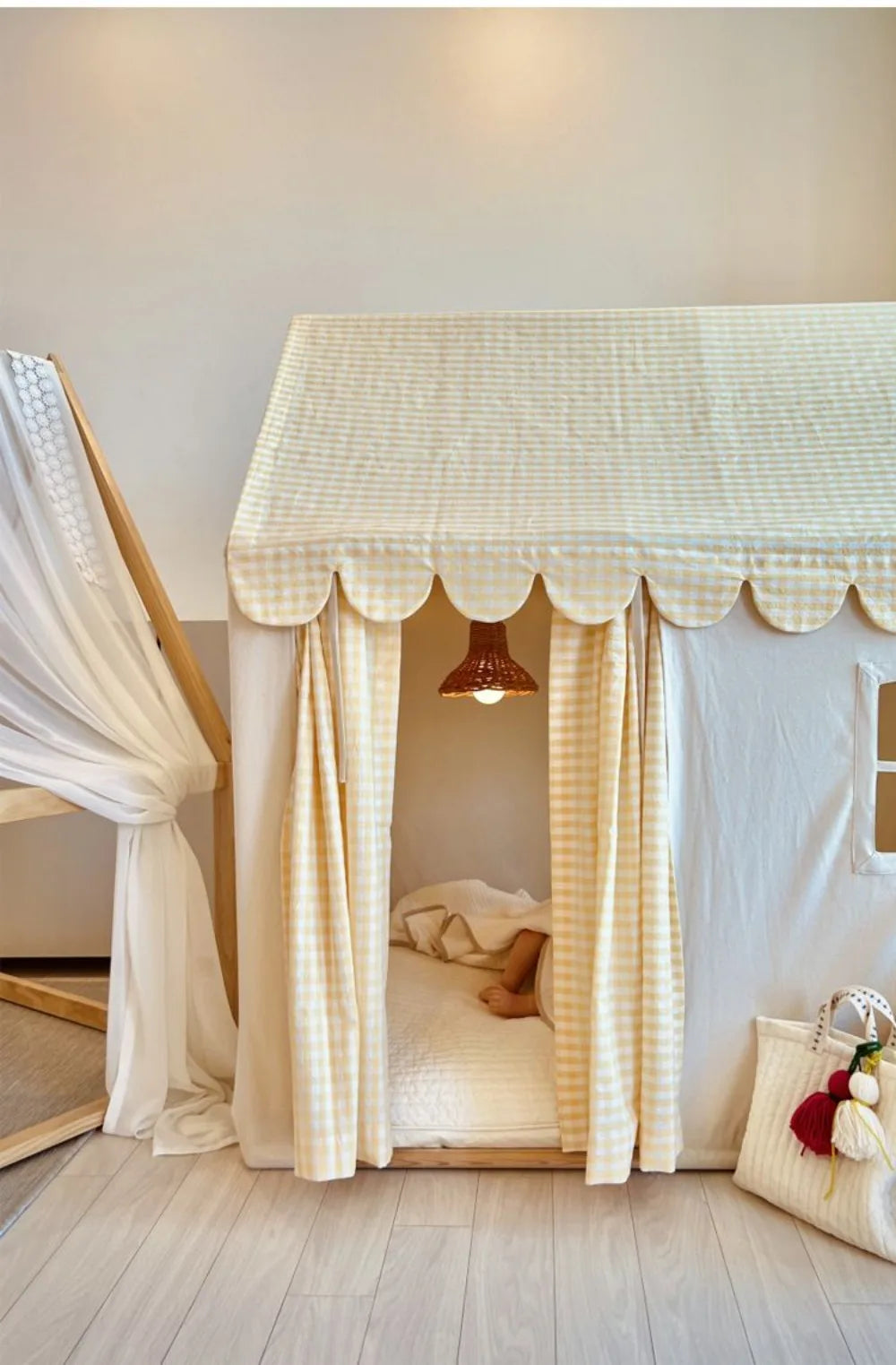 Pet Tent Bed Portable Indoor Thickened Cat Sleep House for Kitten Puppy Playpen Cage Kennels Breathable Pet Products Supplies