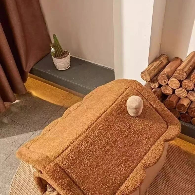 Indoor Warm Dog House Soft Pet Bed Tent House Dog Kennel Cat Bed With Removable Cushion Suitable For Small Medium Large Pets Ind