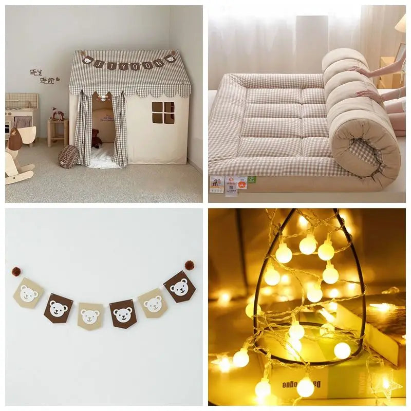 Pet Tent Bed Portable Indoor Thickened Cat Sleep House for Kitten Puppy Playpen Cage Kennels Breathable Pet Products Supplies