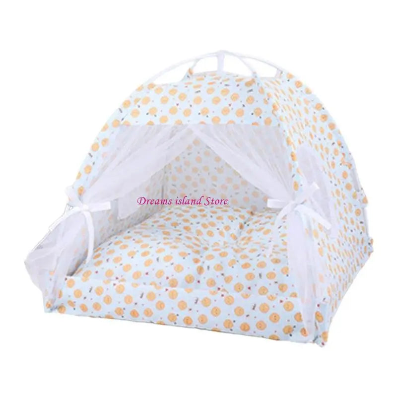 Foldable Pet Tent Outdoor Cats House Camping Traveling Wear Resistant Tent HX6C