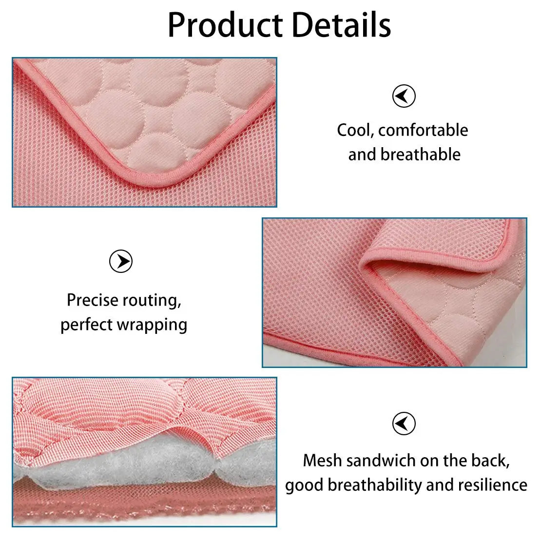 Pet Cooling Mat for Dogs and Cats Moisture Proof Breathable Durable Cooling Bed Summer Comfort Pad Small Large Pets Use