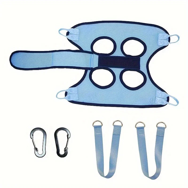 Pet Grooming Hammock with Comfort Grip - Anti Scratch & Bite Restraint Sling for Dogs & Cats, Small to Medium Pets