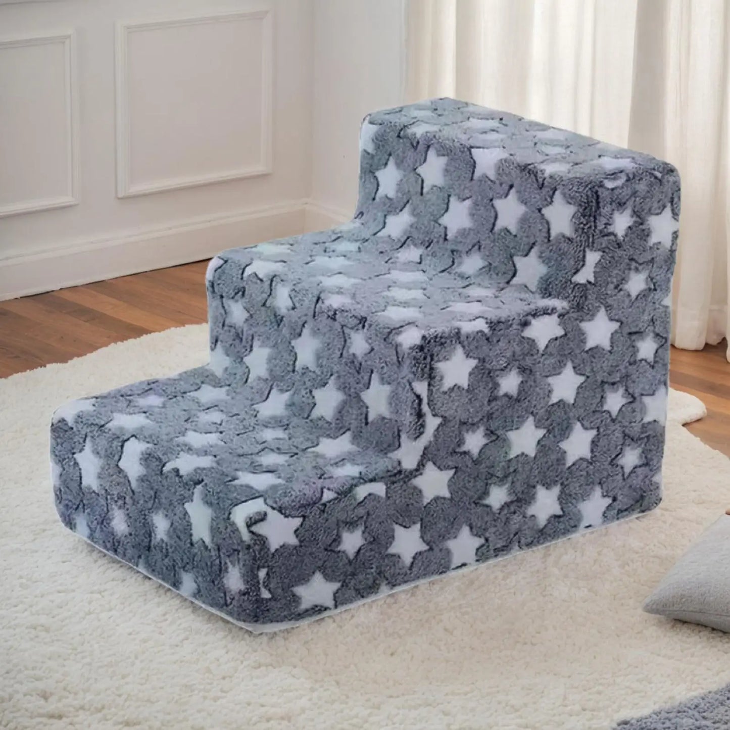 Pet Stairs Dog Stairs Removable Washable Dog Climbing Ladder Sofa Bed Climbing Ladder For Cats Dogs Pets Furniture Pet Dogs Ramp