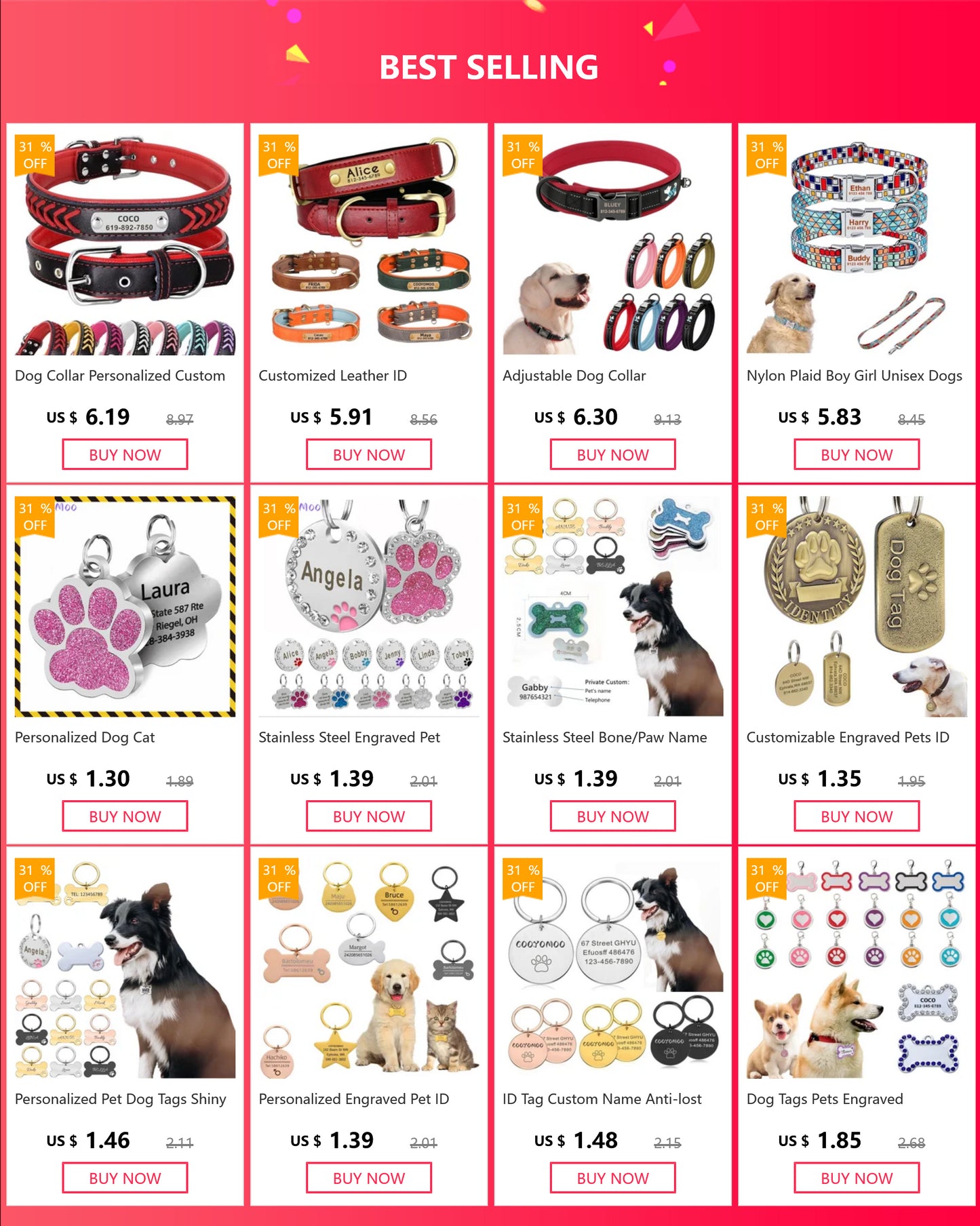 New Led Luminous Dog Collar PVC Waterproof , For Large Medium Small Dogs Collar Usb Light Night Safety Pet Glowing Accessories