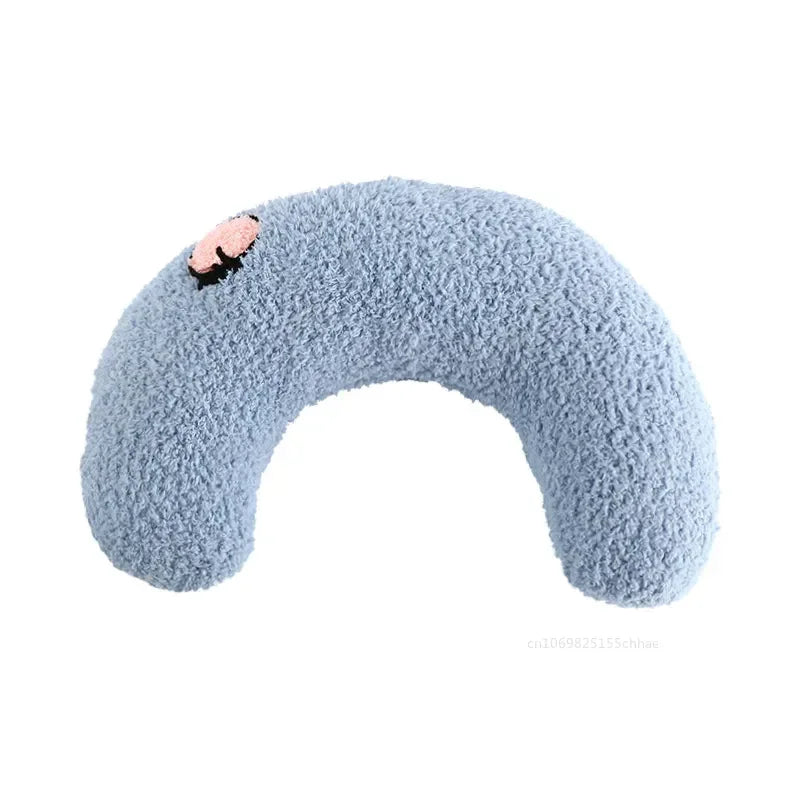 Pet Calming Pillow Comfortable Cute U Shaped Pet Cat Little Pillows Skin-Friendly Elastic Cushion Pet Accessories for Dogs