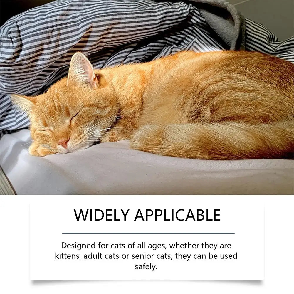 Gentle Cat Calming Diffuser with Heater Natural Extracts Reduce Anxiety Quiet Comfort Easy Use Home Pet Care Safe Design