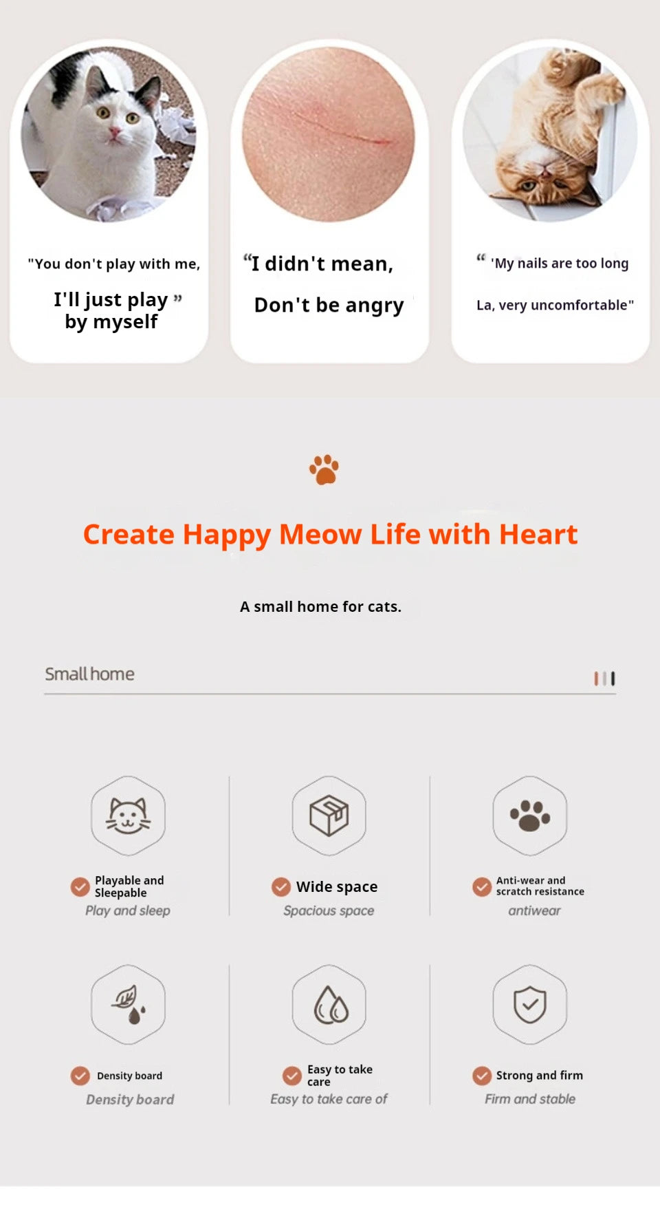 Multi-Layer Cat Climbing Frame Tower Wooden House Grinding Paws Cat Tree Sisal Rope With Scratching Board For Pet Furniture