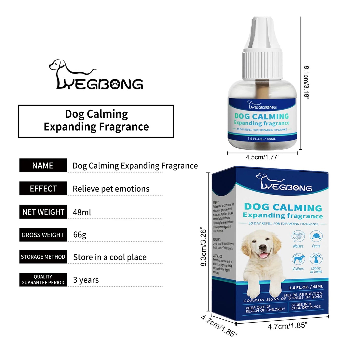 Pet Calming Liquid Dog Emotions Relief Noise Reduction Train Anti Anxiety Fighting Calming Diffuser Manage Cat Calm down Fluid