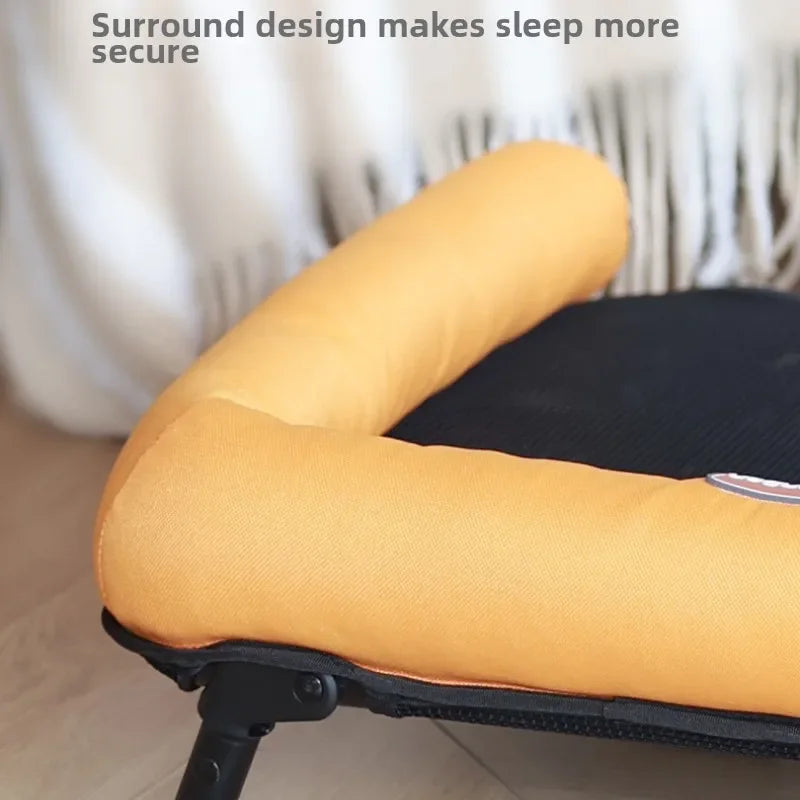 Pet Tent Folding Bed House with Cushion Outdoor Indoor Folding Moisture-proof Cats and Dogs Nest Portable Removable Cat Bed