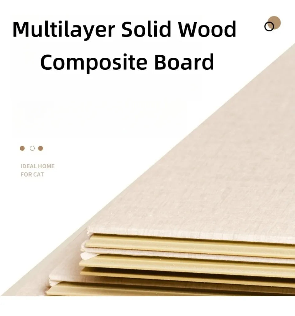 1pc Cat Tree House Cat Tower large Multi-Level Floor To Ceiling Adjustable Climbing Toy Tree House Wooden Cat Toys Pet Products