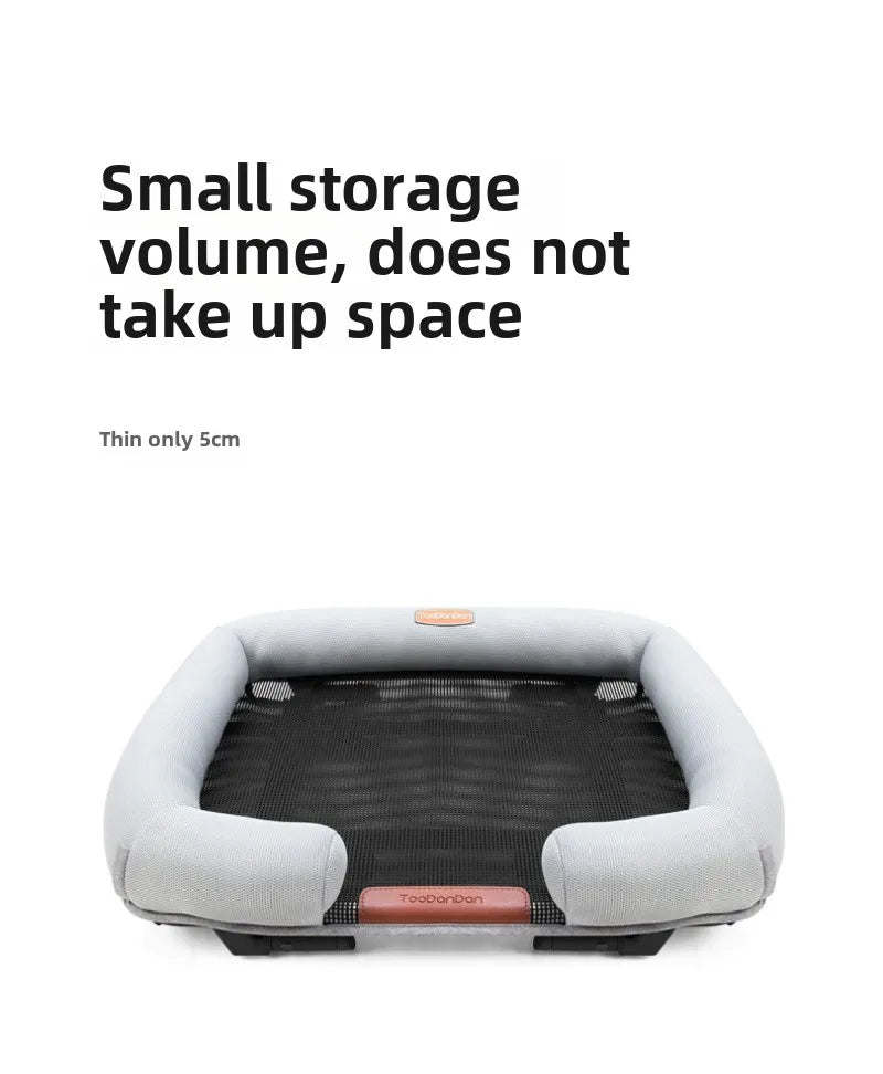 Pet Tent Folding Bed House with Cushion Outdoor Indoor Folding Moisture-proof Cats and Dogs Nest Portable Removable Cat Bed